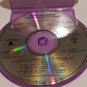 BENNY GOODMANS' COLUMBIA RECORD 16 MOST REQUESTED SONG'S